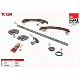 Acquista Kit catena distribuzione da FAI AutoParts TCK34 a buon mercato per soli 161,16 €