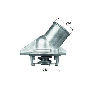Kühlwasserthermostat von MAHLE ORIGINAL TI 56 87D