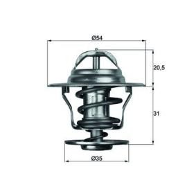 SEAT Kühlwasserthermostat von MAHLE ORIGINAL