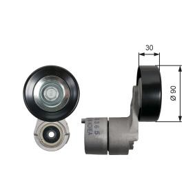 Compre Rolo tensor, correia trapezoidal estriada da GATES T39150 a um preço baixo por 183,69 €