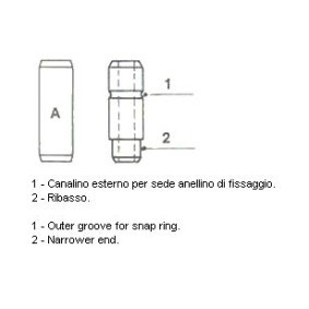 Achetez des Guide de soupape METELLI 01-2488 à prix pour 6,70 €