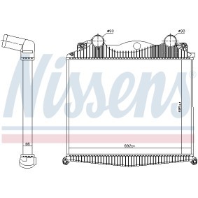 Ladeluftkühler von NISSENS 97014