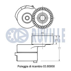 Compre Roda dentada, cambota da RUVILLE 3484031 a um preço baixo por 29,80 €