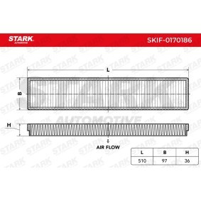 Innenraumfilter für JAGUAR von STARK