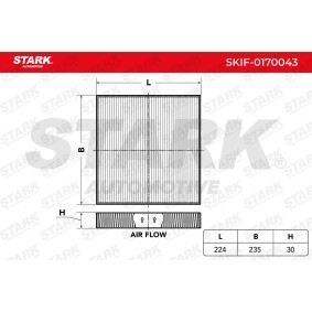 Innenraumfilter für HONDA von STARK