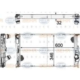Kühler, Motorkühlung 8MK 376 754-024 für BMW