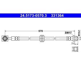 Comprar Latiguillo de freno de ATE 24.5173-0570.3 a bajo precio de 22,35 €