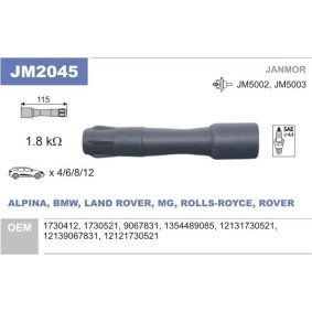 Stecker, Zündspule JM2045 LAND ROVER von JANMOR