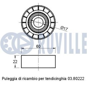 Achetez des Pignon de vilebrequin RUVILLE 3458015 à prix pour 25,19 €