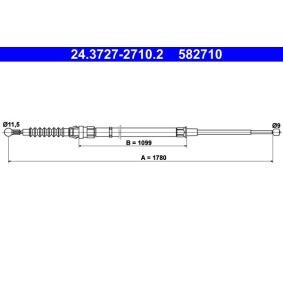 Handbremsseil 24.3727-2710.2