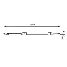 Comprar Cable de freno de mano de BOSCH 1 987 482 538 a bajo precio de 14,20 €