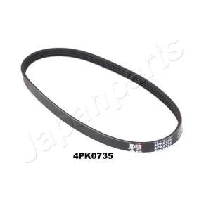 Compre Correia trapezoidal estriada da JAPANPARTS DV-4PK0735 a um preço baixo por 13,18 €