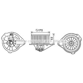 Gebläsemotor VO8182