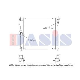 Acquista Radiatore motore da AKS DASIS 140107N a buon mercato per soli 71,85 €