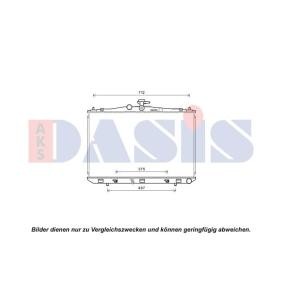 Kjøp Radiator, motorkjøling av AKS DASIS 210261N til den lave prisen 1824,78 NOK