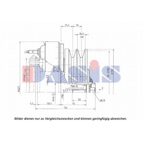 Kjøp Magnetclutch, klimakompressor av AKS DASIS 851131N til den lave prisen 1018,26 NOK
