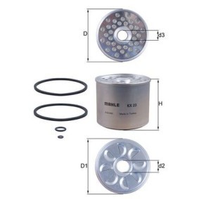 Compre Filtro de combustível da KNECHT KX 23D a um preço baixo por 7,09 €