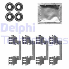 Compre Kit de acessórios, pastilhas de travão da DELPHI LX0616 a um preço baixo por 25,35 €