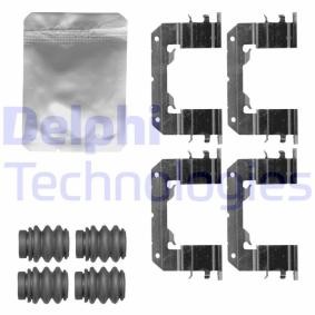 Compre Kit de acessórios, pastilhas de travão da DELPHI LX0630 a um preço baixo por 14,19 €