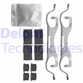 Compre Kit de acessórios, pastilhas de travão da DELPHI LX0638 a um preço baixo por 16,91 €