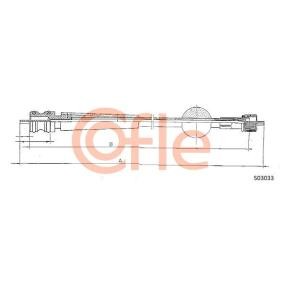 Tachowelle des Herstellers COFLE - Originalware Artikelnummer: S03033