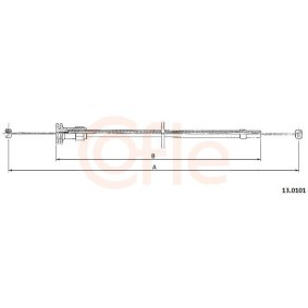 Acquista Cavo comando cofano motore da COFLE 13.0101 a buon mercato per soli 38,80 €