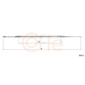 Compre Cabo do acelerador da COFLE 613.1 a um preço baixo por 6,59 €