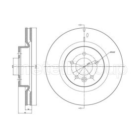 Comprar Disco de freno de METELLI 23-0973C a bajo precio de 43,22 €