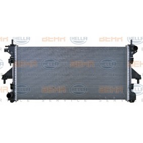 Kühler, Motorkühlung 8MK 376 745-104 für FIAT