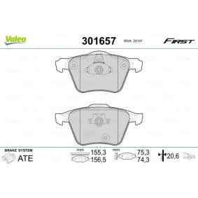 Acquista Kit pastiglie freni da VALEO 301657 a buon mercato per soli 38,55 €