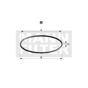 Compre Filtro de ar da MANN-FILTER C 2433/1 a um preço baixo por 14,40 €