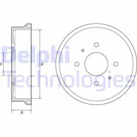 Acquista Tamburo freno da DELPHI BF529 a buon mercato per soli 40,52 €