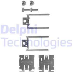 Compre Kit de acessórios, pastilhas de travão da DELPHI LX0011 a um preço baixo por 7,50 €