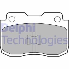 Compre Pastilhas de travão da DELPHI LP463 a um preço baixo por 15,35 €