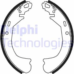 Compre Jogo de maxilas de travão da DELPHI LS1738 a um preço baixo por 35,10 €