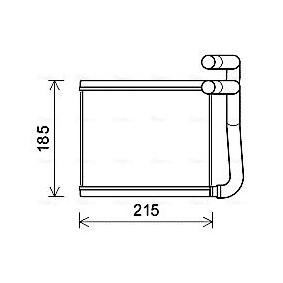 Wärmetauscher des Herstellers AVA COOLING SYSTEMS - Originalware Artikelnummer: HY6393