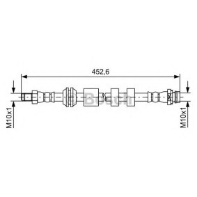 Compre Tubo flexível de travão da BOSCH 1 987 481 741 a um preço baixo por 14,81 €