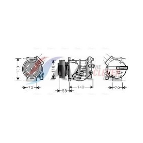 Kühlerlüfter von AVA COOLING SYSTEMS günstig für 130,07 €