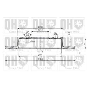 Achetez des Disque de frein QUINTON HAZELL BDC3574 à prix pour 37,56 €