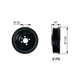 Comprar Polea de cigüeñal de GATES TVD1031 a bajo precio de 96,11 €