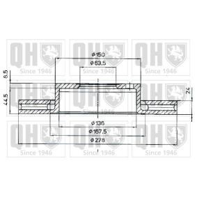 Achetez des Disque de frein QUINTON HAZELL BDC4368 à prix pour 24,02 €