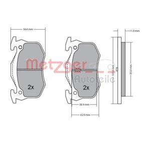 Bremsbeläge 1170050 von METZGER günstig für 19,38 € online kaufen