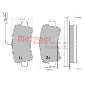 Bremsbeläge für RENAULT von METZGER