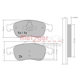 Bremsbeläge 1170265 von METZGER günstig für 34,90 € online kaufen