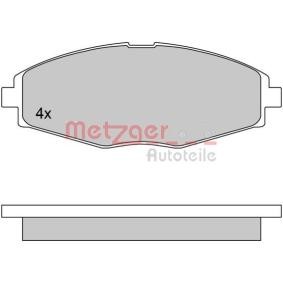 Compre Pastilhas de travão da METZGER 1170354 a um preço baixo por 27,40 €