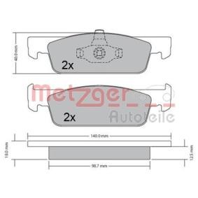 Bremsbeläge 1170621 von METZGER günstig für 22,05 € online kaufen