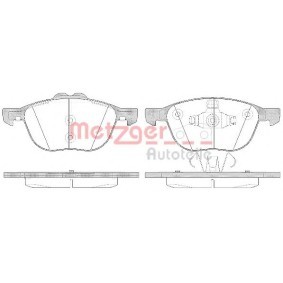 Compre Pastilhas de travão da METZGER 1170765 a um preço baixo por 32,26 €