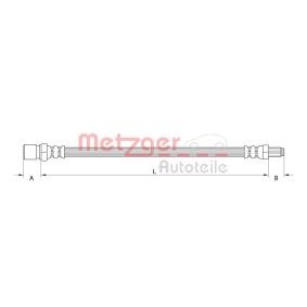 Comprar Latiguillo de freno de METZGER 4110545 a bajo precio de 10,14 €