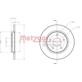 Comprar Disco de freno de METZGER 6110120 a bajo precio de 58,11 €