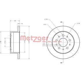 Achetez des Disque de frein METZGER 6110163 à prix pour 43,94 €